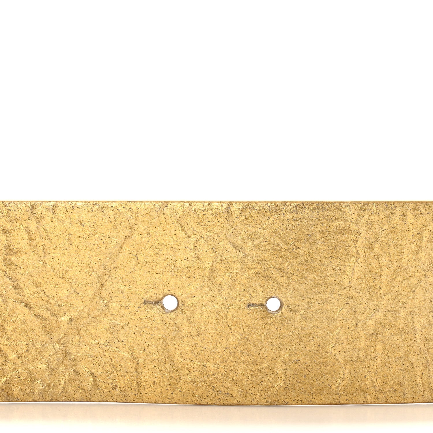 Chanel Metallic Calfskin Gripoix Poured Glass Egyptian CC Belt 95 38 Gold 3 of 8