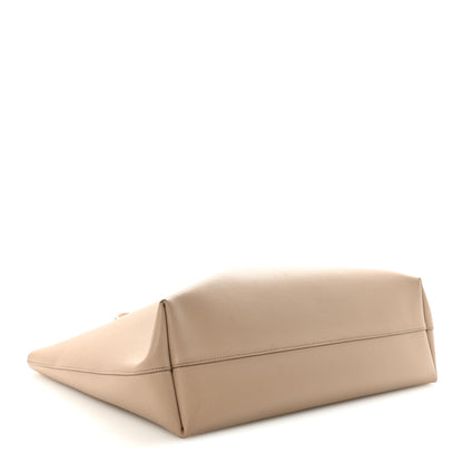 Saint Laurent Calfskin Large Shopping Tote Dark Beige 5 of 10