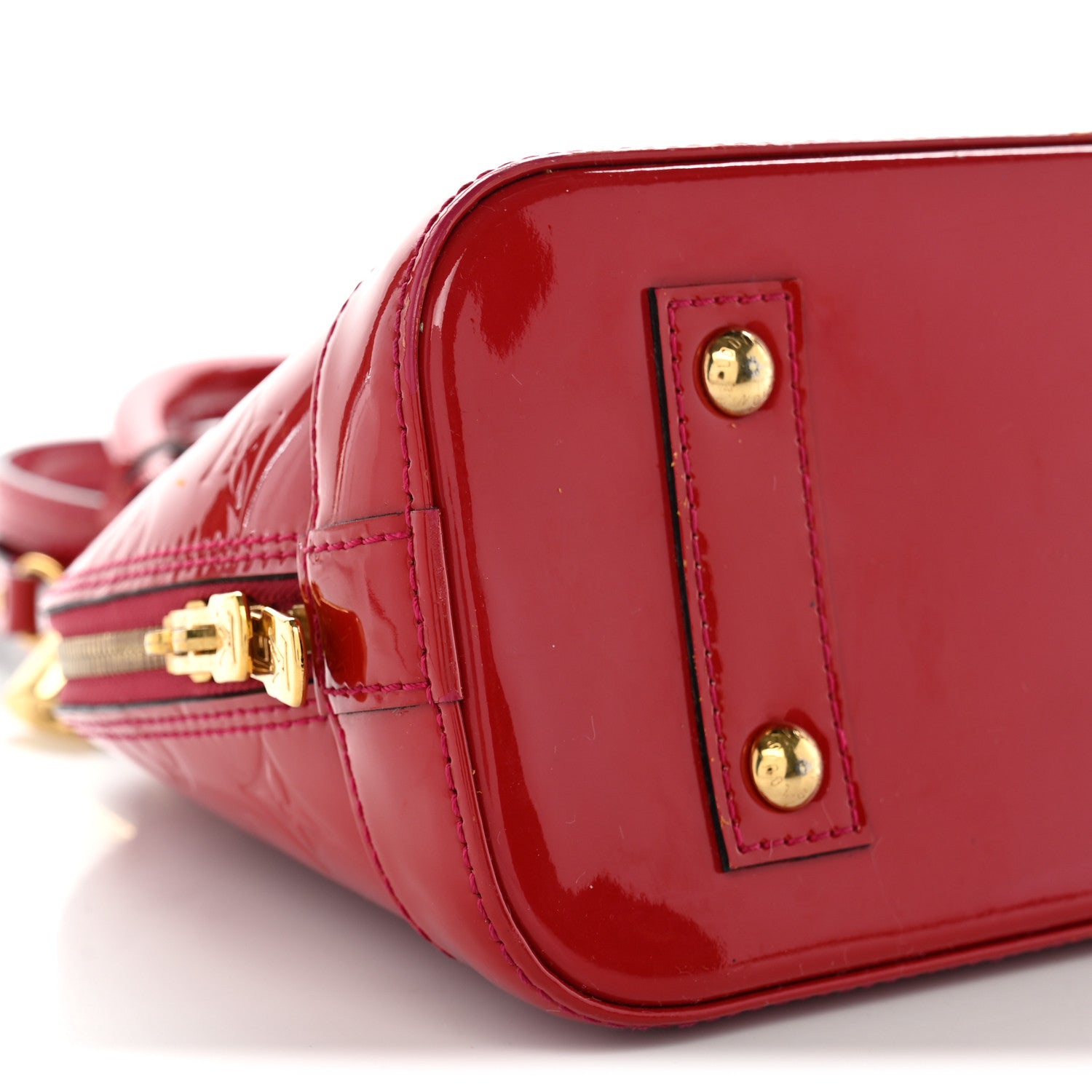 Louis Vuitton Vernis Alma BB Rose Indien 9 of 10