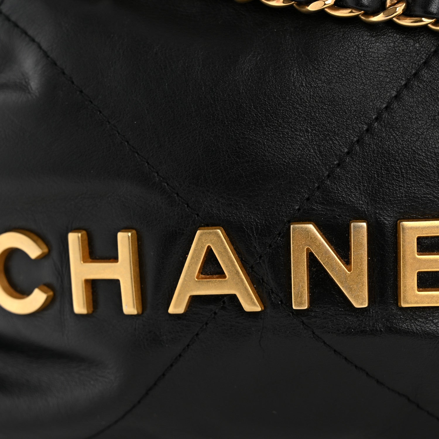 Chanel Shiny Calfskin Quilted Mini Chanel 22 Black 11 of 11