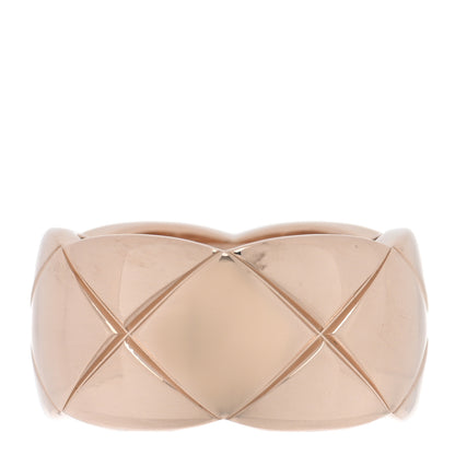 Chanel 18K Beige Gold Large Coco Crush Ring 55 7.25 1 of 5