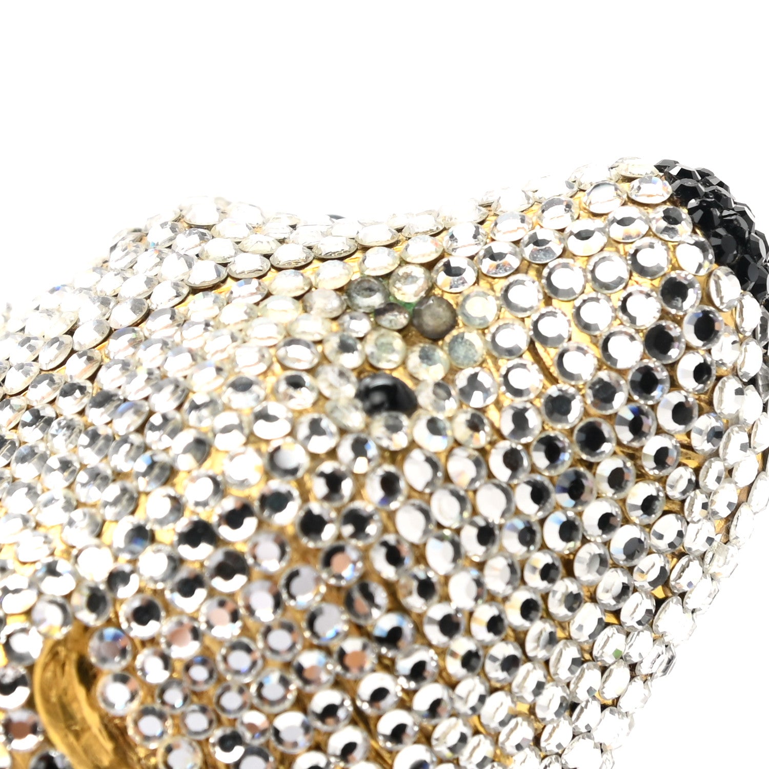 Judith Leiber Swarovski Crystal Polar Bear Minaudiere Clutch White 10 of 11