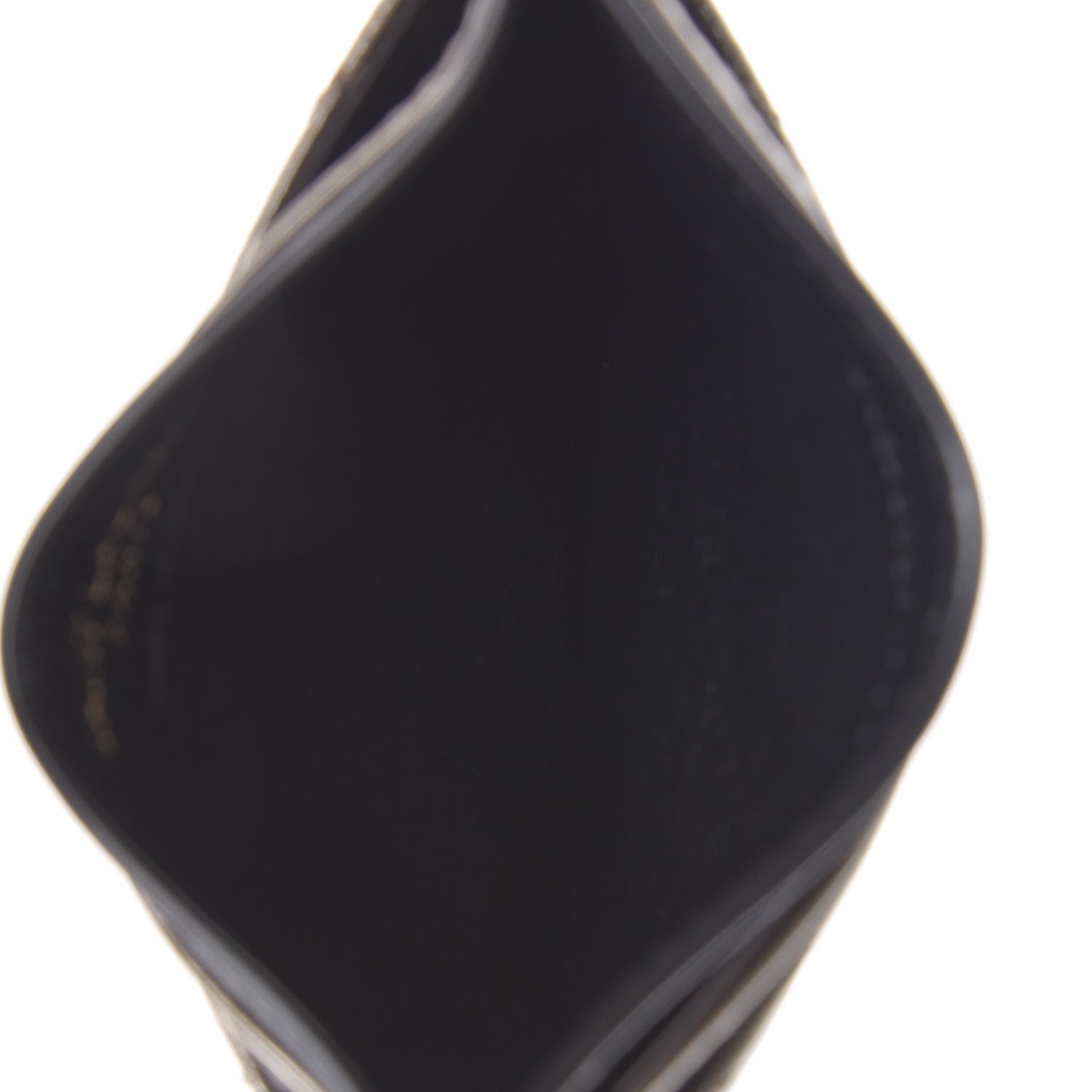 Saint Laurent Metallic Grain De Poudre Matelasse Chevron Monogram Credit Card Case Pimbo 5 of 6