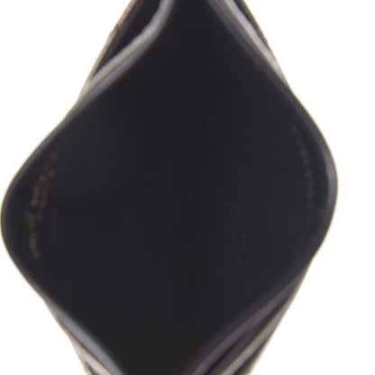 Saint Laurent Metallic Grain De Poudre Matelasse Chevron Monogram Credit Card Case Pimbo 5 of 6