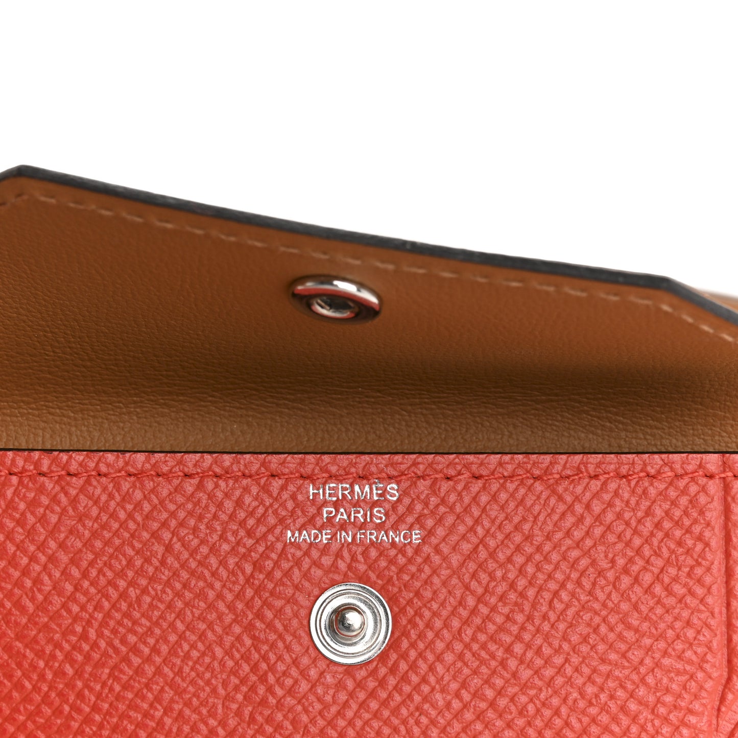 Epsom Quadrige Kelly Pocket 18 Belt Capucine