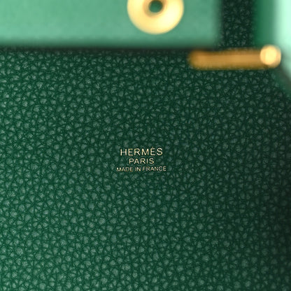 Hermes Taurillon Clemence Picotin Lock 18 Vert Vertigo 7 of 10