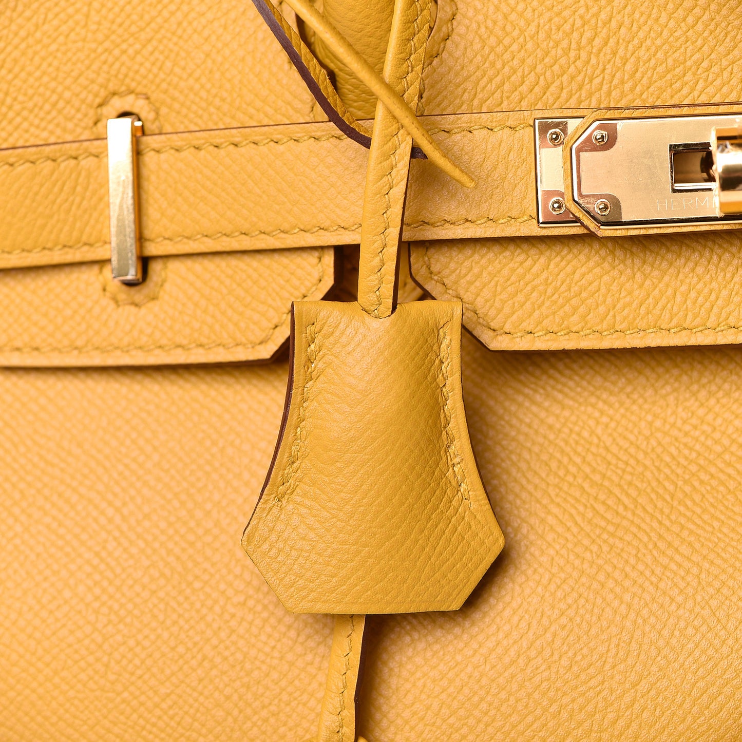 Epsom Birkin 30 Jaune Ambre