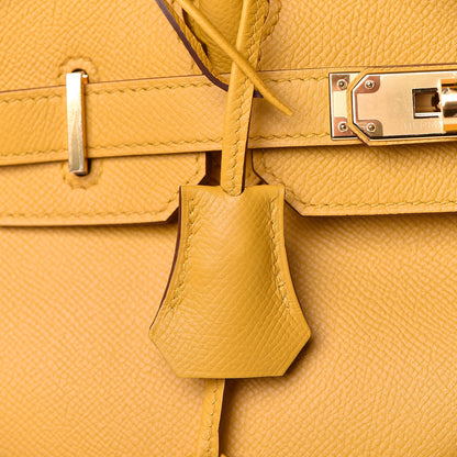Hermes Epsom Birkin 30 Jaune Ambre 27 of 41
