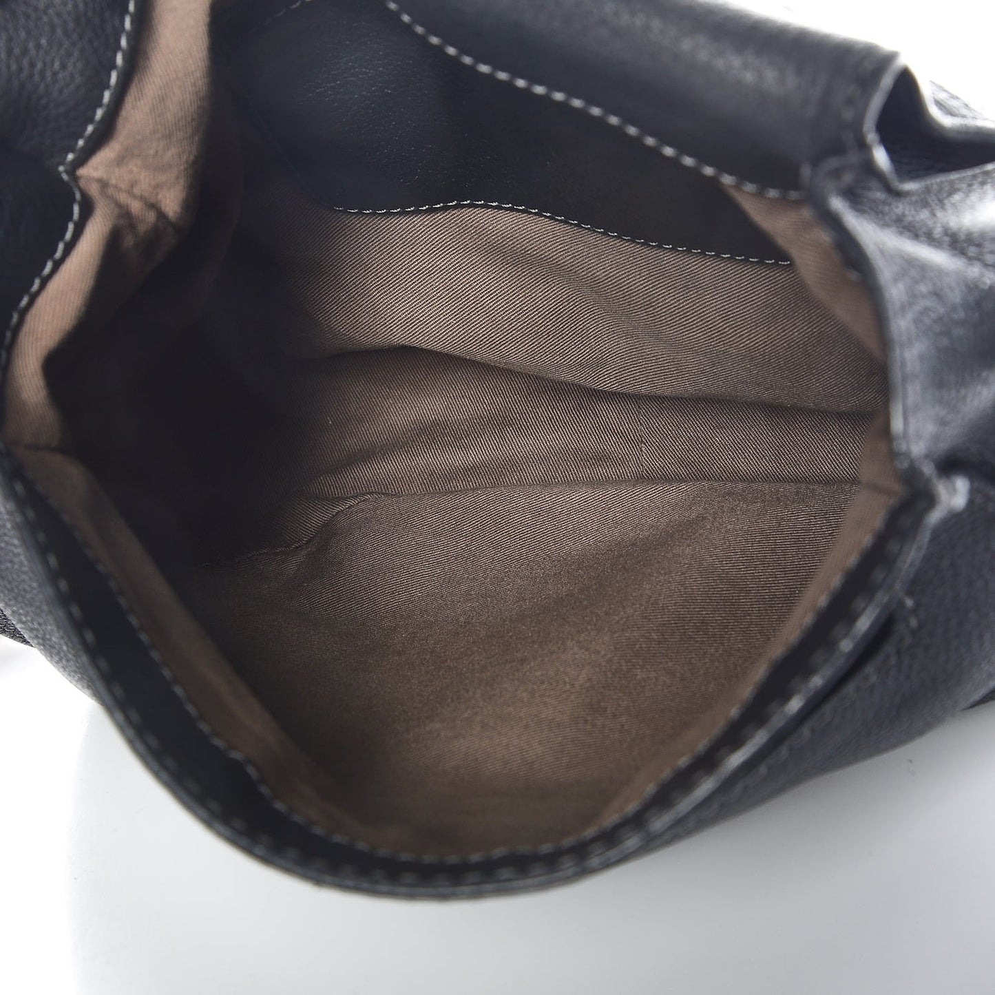 Calfskin Medium Marcie Round Crossbody Bag Black