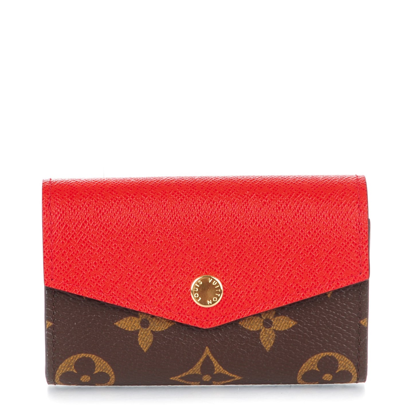 Monogram Sarah Multicartes Coquelicot