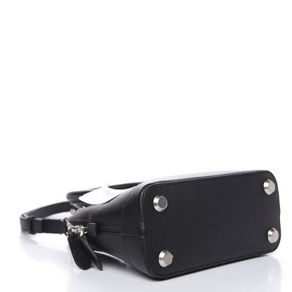 Balenciaga Signature Grained Calfskin XXS Ville Top Handle Bag Black 4 of 10