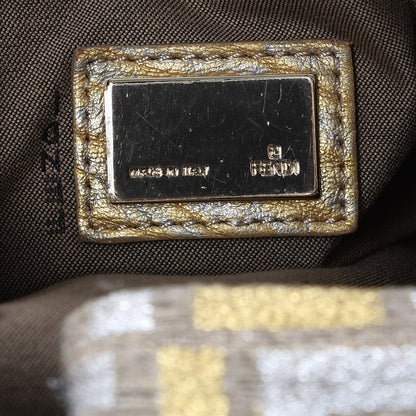 Fendi Nappa Nuvolata Bimetal Spy Oro Argento 7 of 13