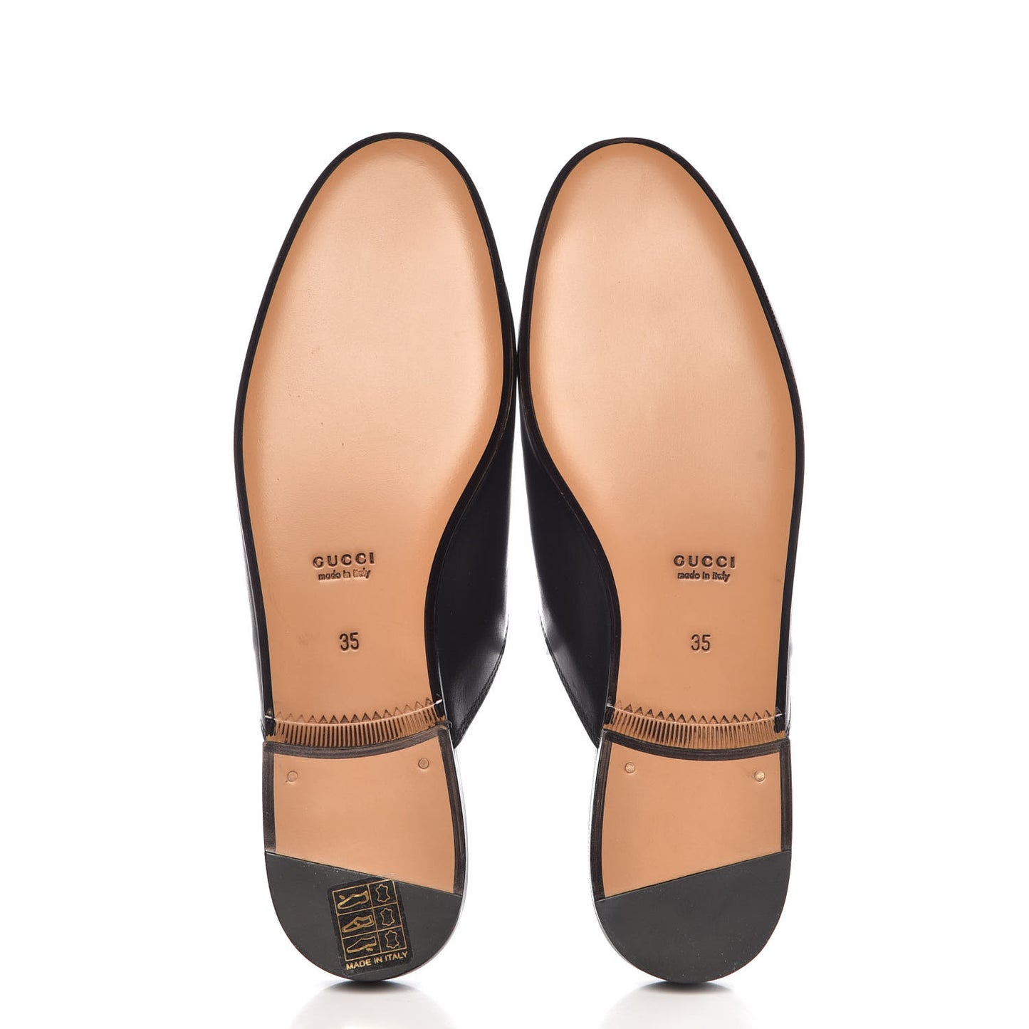 Calfskin Womens Princetown Slippers 35 Black