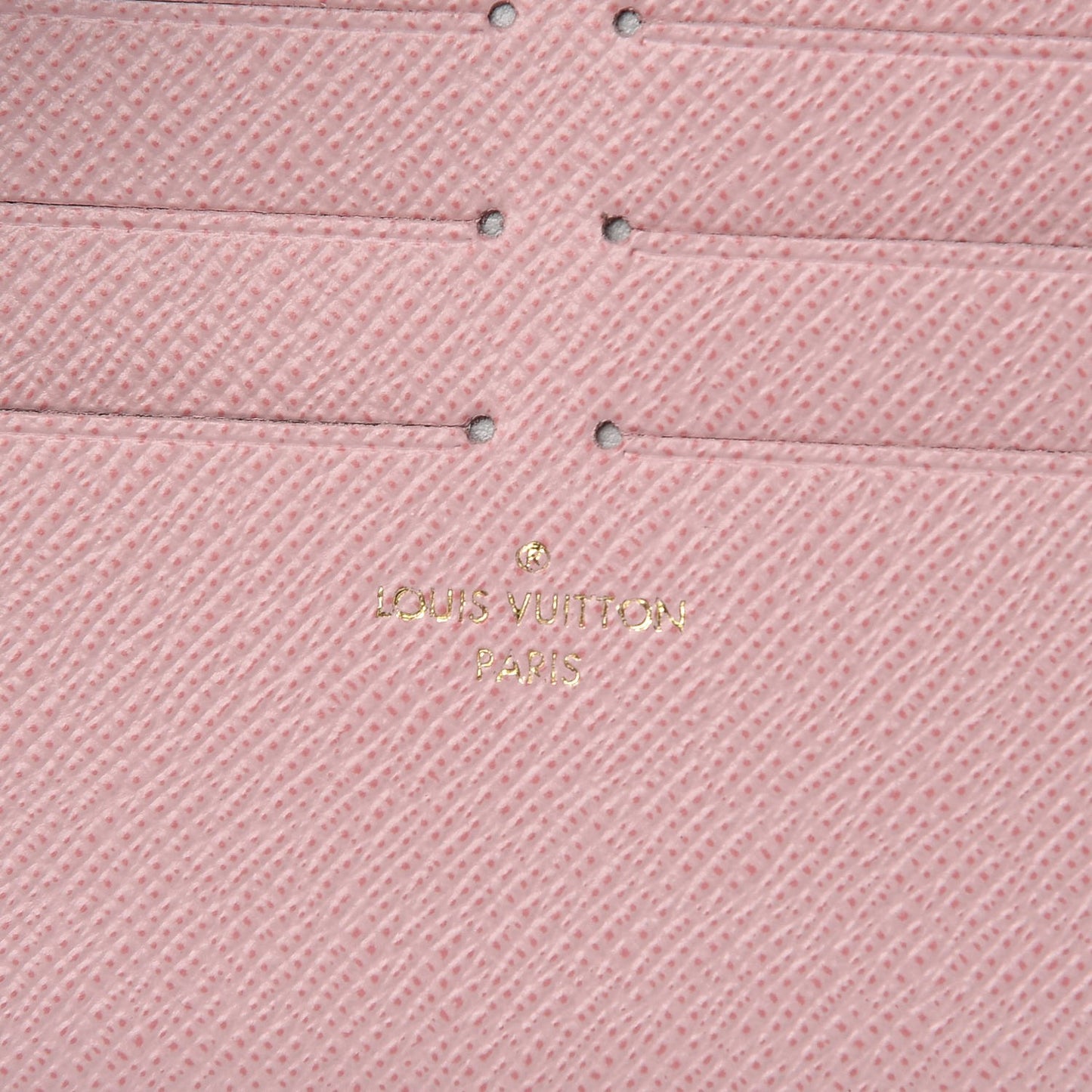 Damier Azur Pochette Felicie Chain Wallet Rose Ballerine