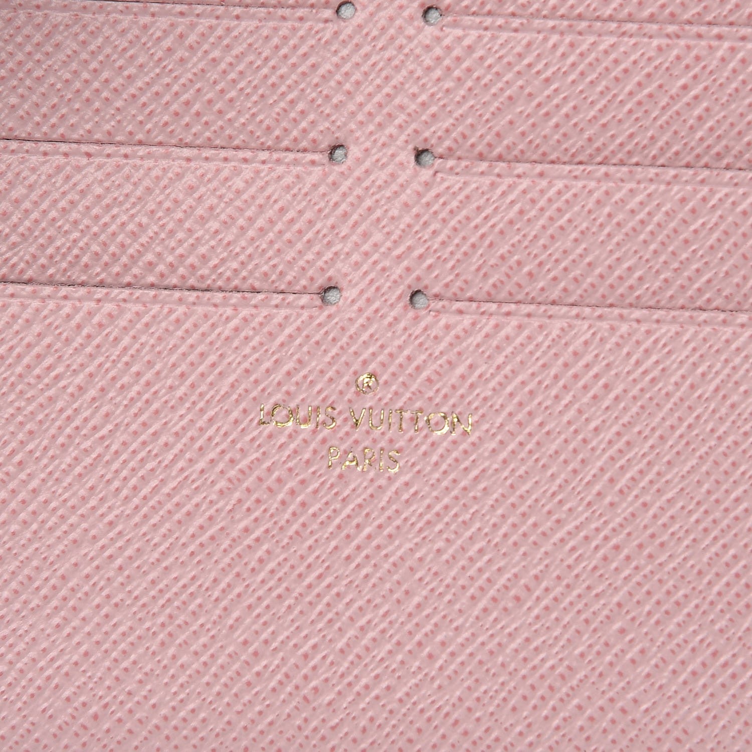 Louis Vuitton Damier Azur Pochette Felicie Chain Wallet Rose Ballerine 7 of 10