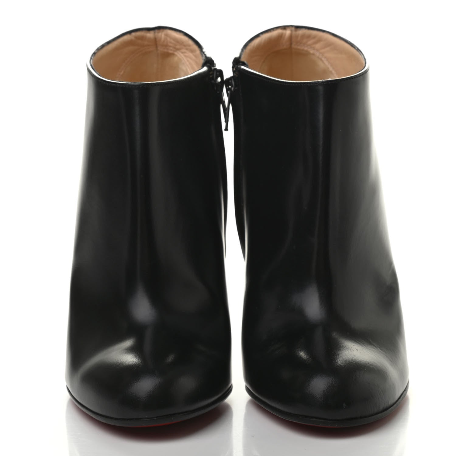 Christian Louboutin Calfskin Belle 85 Ankle Boots 38 Black 2 of 9