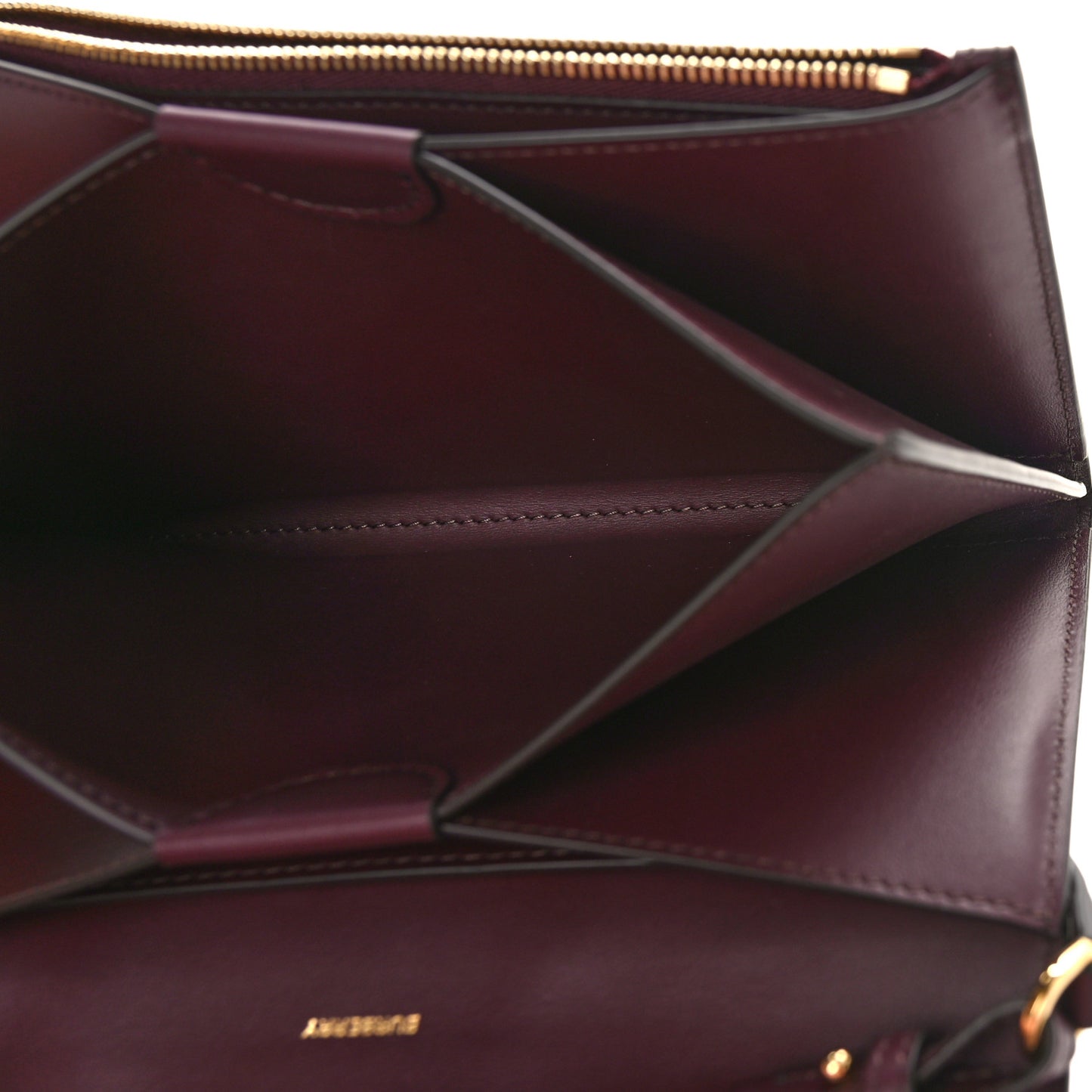 Calfskin Logo Hazelmere Wallet With Detachable Strap Deep Maroon
