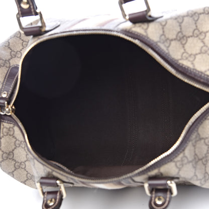 Gucci GG Plus Monogram Web Medium Joy Boston Dark Brown 5 of 14