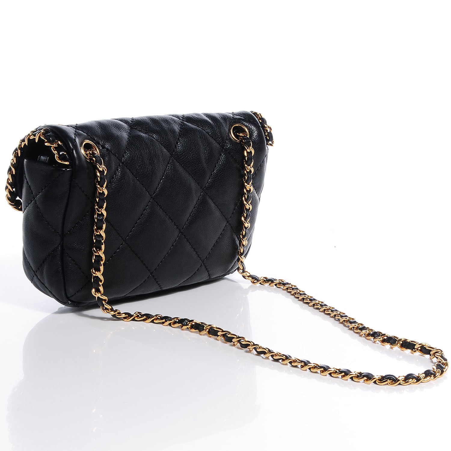 Chanel Calfskin Mini Chain Me Flap Black 3 of 7