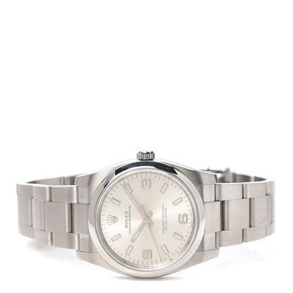 Rolex Stainless Steel 34mm Oyster Perpetual Watch Silver 114200 2 of 5