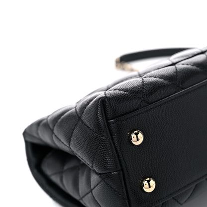 Chanel Caviar Quilted Mini Coco Handle Flap Black 11 of 14