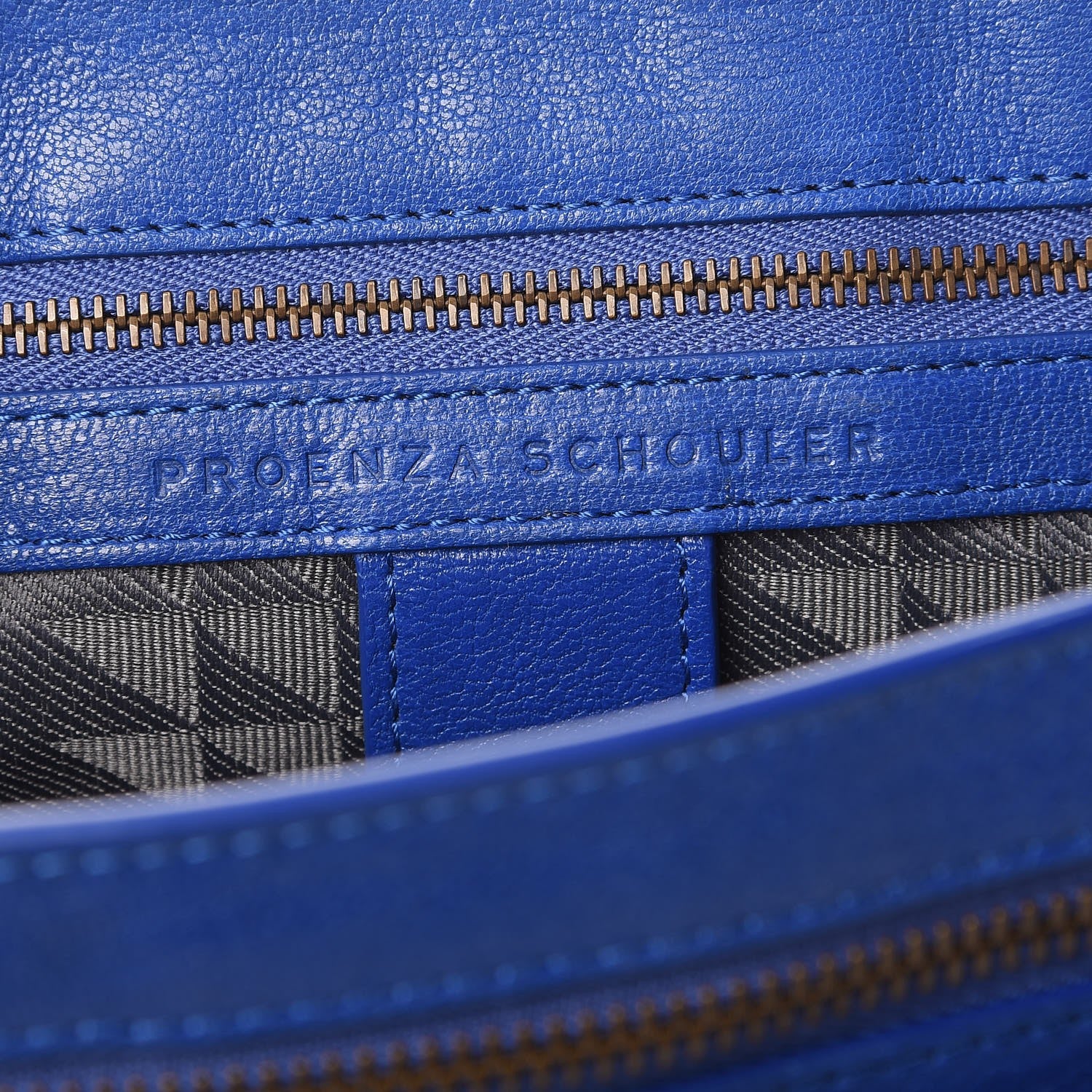 Proenza Schouler Lambskin Medium PS1 Satchel Royal Blue 6 of 10