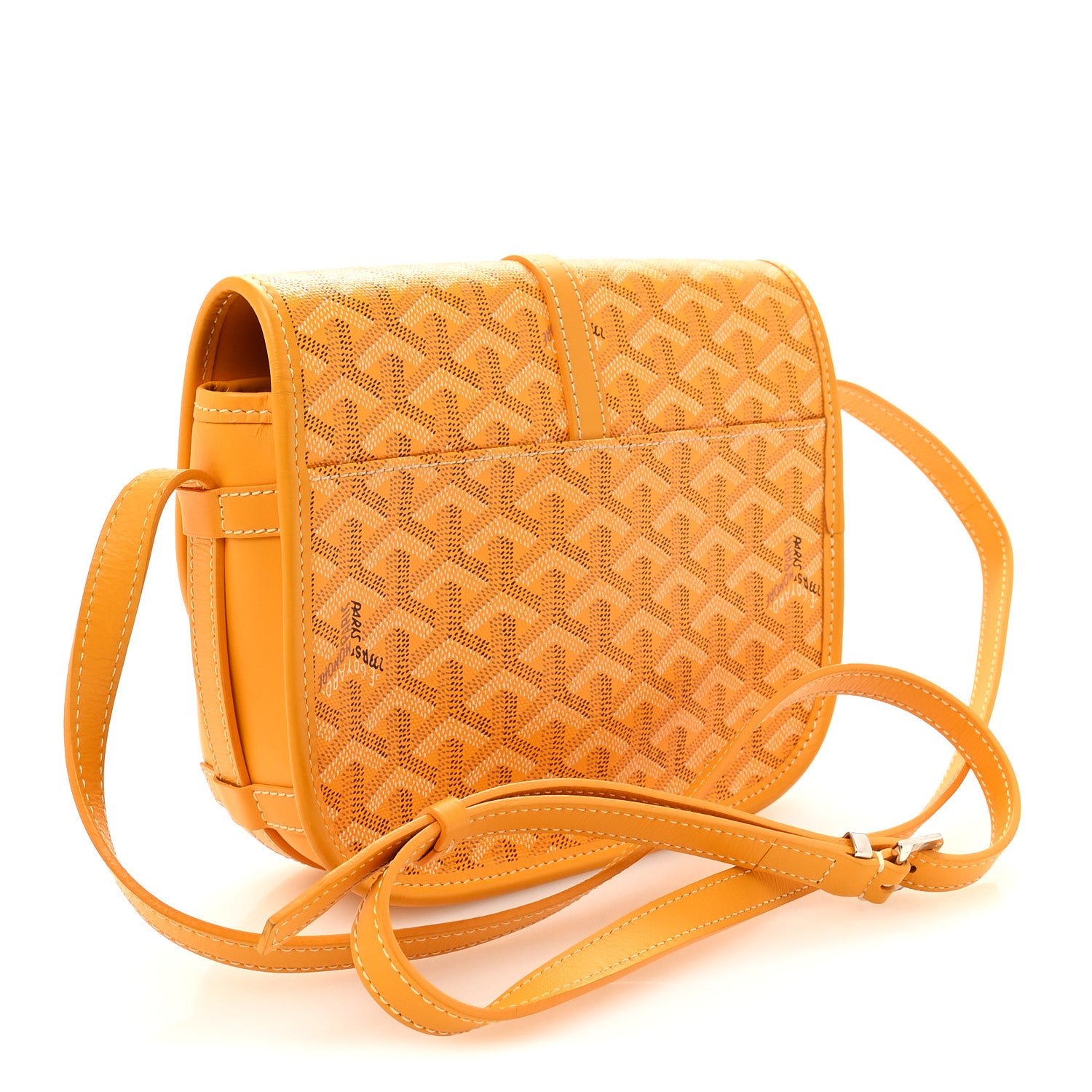 Goyard Goyardine Belvedere II PM Messenger Bag Yellow 3 of 9
