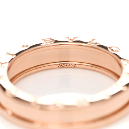 Bulgari 18K Rose Gold B.Zero1 One-Band Ring 59 8.75 6 of 7