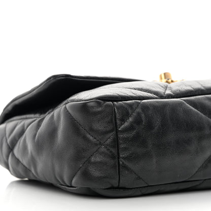 Chanel Goatskin Quilted Medium Chanel 19 Flap Black 9 of 12