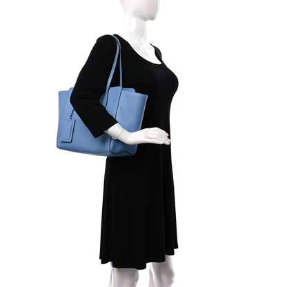 Gucci Dollar Calfskin Small Swing Tote Mineral Blue 2 of 9