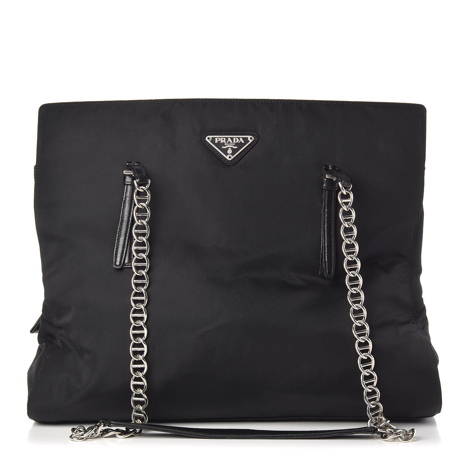 Prada Tessuto Nylon Shopping Tote Black 1 of 10