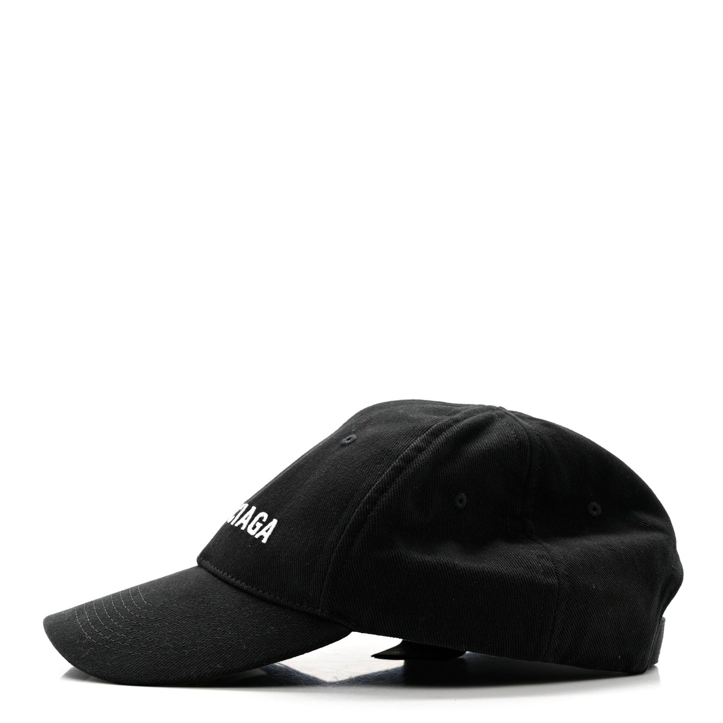 Cotton Drill Logo Classic Baseball Cap 59 L Black White
