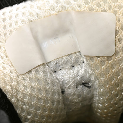 Chanel Fabric Suede Calfskin CC Sneakers 37 Ivory Black 10 of 11