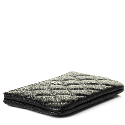 Chanel Caviar Quilted Small Cosmetic Case Black 3 of 4