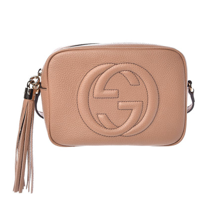 Gucci Pebbled Calfskin Small Soho Disco Bag Camelia 1 of 7
