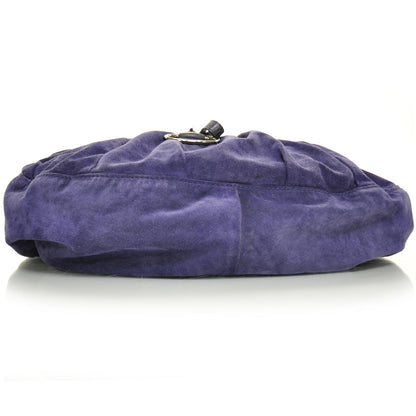 Gucci Suede Icon Bit Medium Shoulder Bag Purple 6 of 8