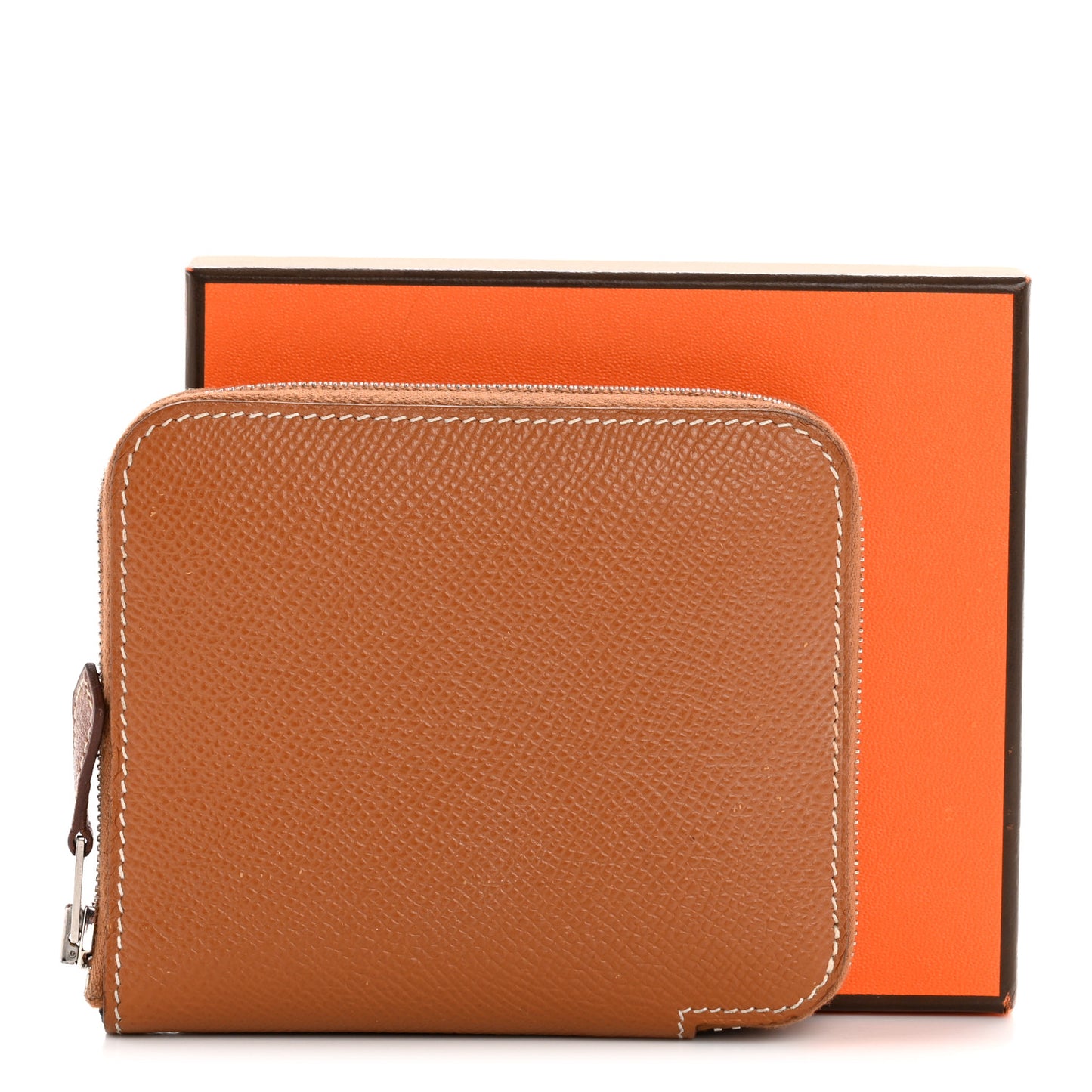 Epsom Silk'in Compact Wallet Gold