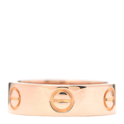 Cartier 18K Pink Gold 5.5mm LOVE Ring 50 5.25 3 of 4