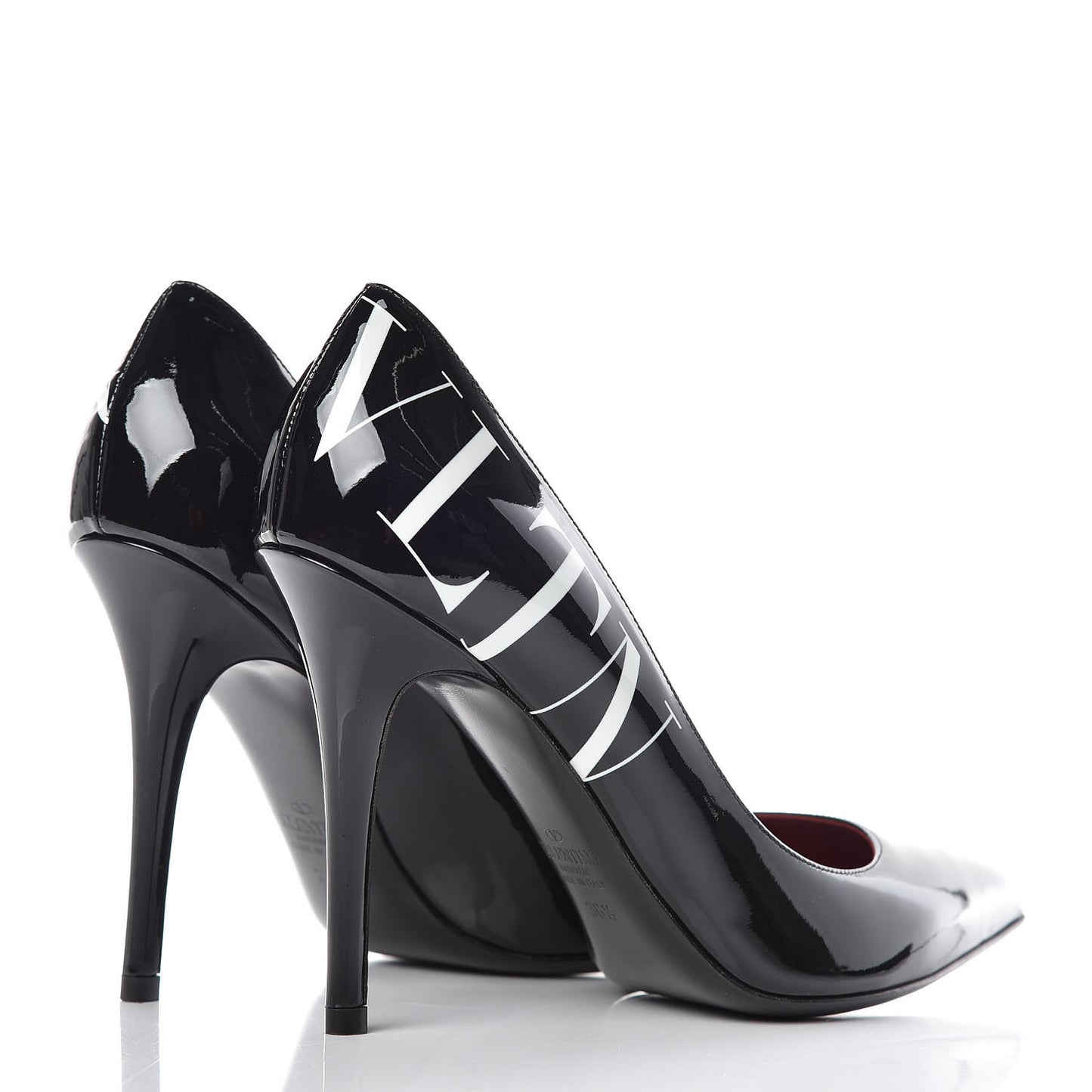 Patent VLTN 105mm Pumps 36.5 Black White