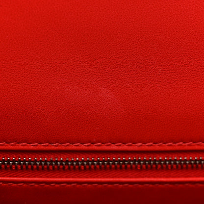 Hermes Epsom Enamel Constance 24 Rouge De Coeur Rubis 13 of 18