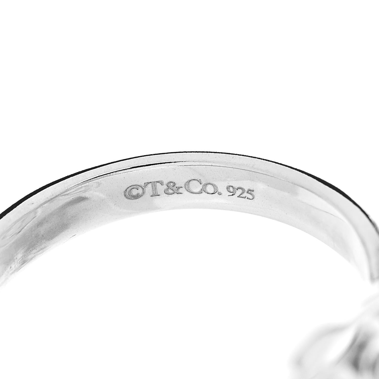 Tiffany Sterling Silver Butterfly Ring 52 6 5 of 5