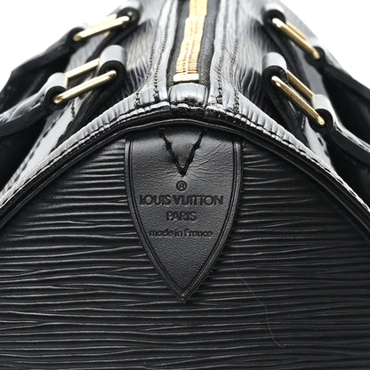 Louis Vuitton Epi Speedy 25 Black 6 of 12