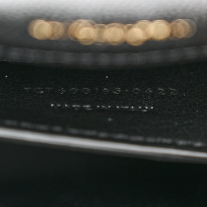 Saint Laurent Grain De Poudre Textured Mixed Matelasse Triquilt Medium Monogram Satchel Black 7 of 11