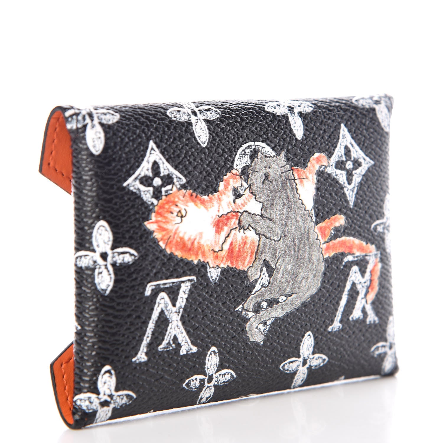 Louis Vuitton Catogram Small Kirigami Pochette Insert Black White 3 of 6