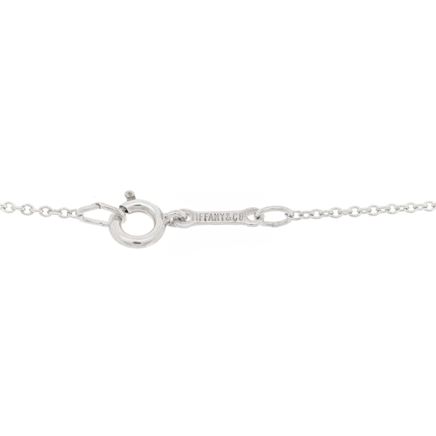 Sterling Silver 12mm Elsa Peretti Teardrop Pendant Necklace