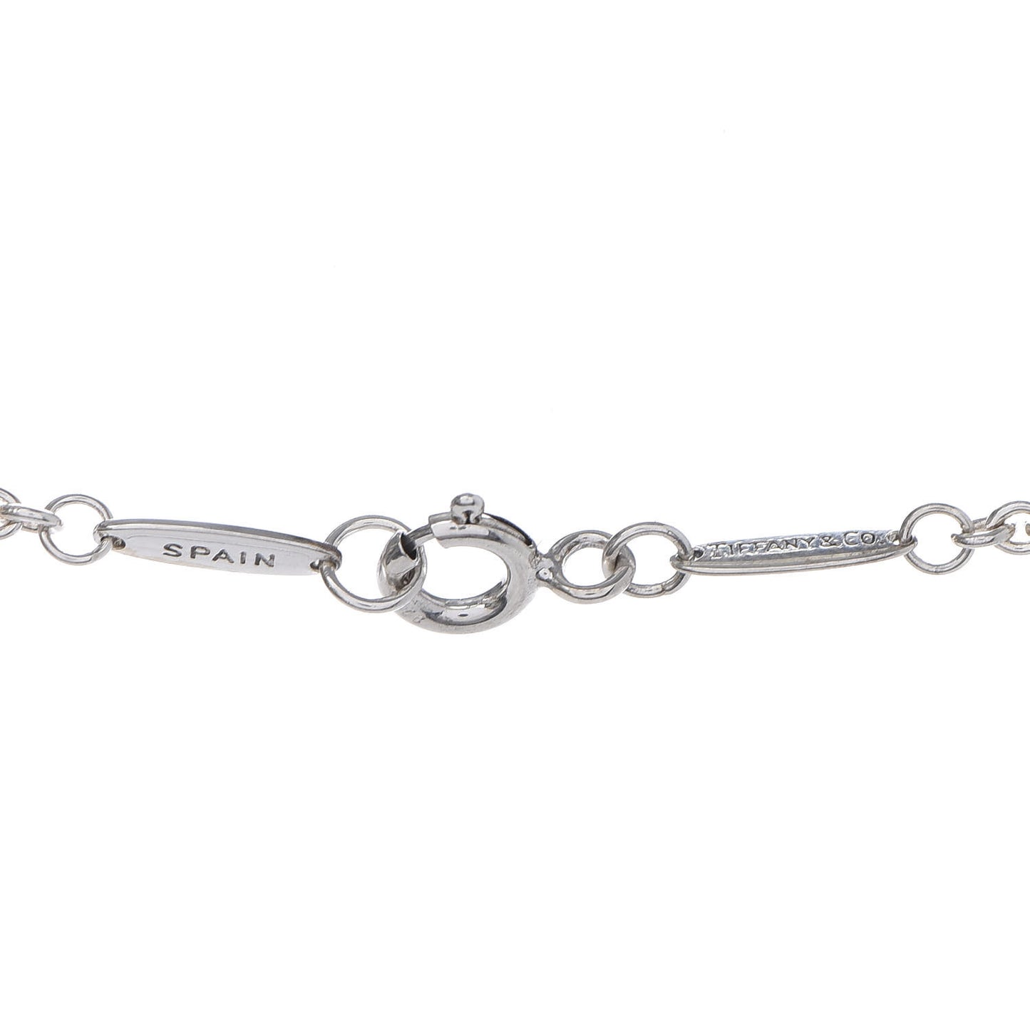 Sterling Silver Pearl 9-9.5mm Elsa Peretti Open Heart Lariat Necklace
