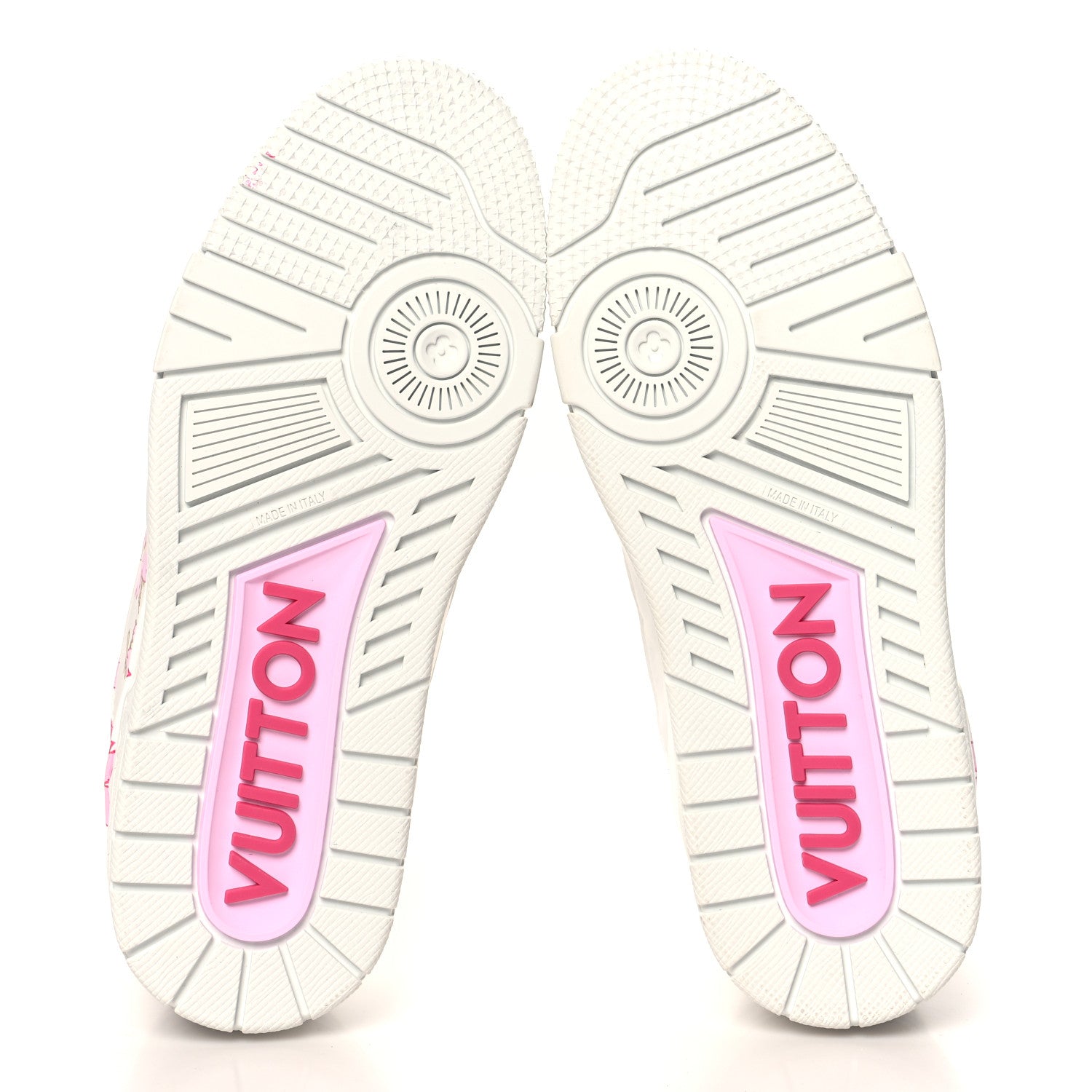 Louis Vuitton LV X TM Embossed Monogram Cherry Blossom LV Trainer Sneakers 37 White 6 of 10