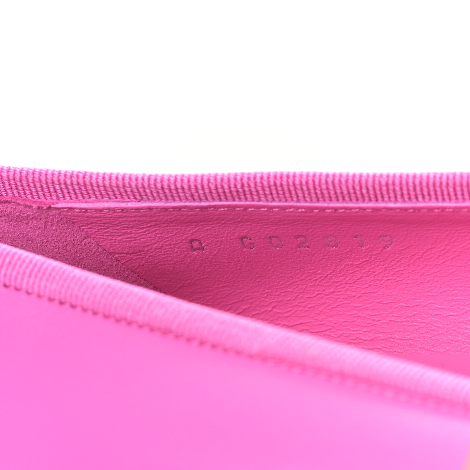 Chanel Lambskin Grosgrain Cap Toe CC Ballerina Flats 38 Pink Black 8 of 8