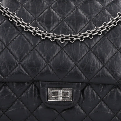 Chanel Aged Calfskin Quilted 2.55 Reissue 226 Flap Black 7 of 9