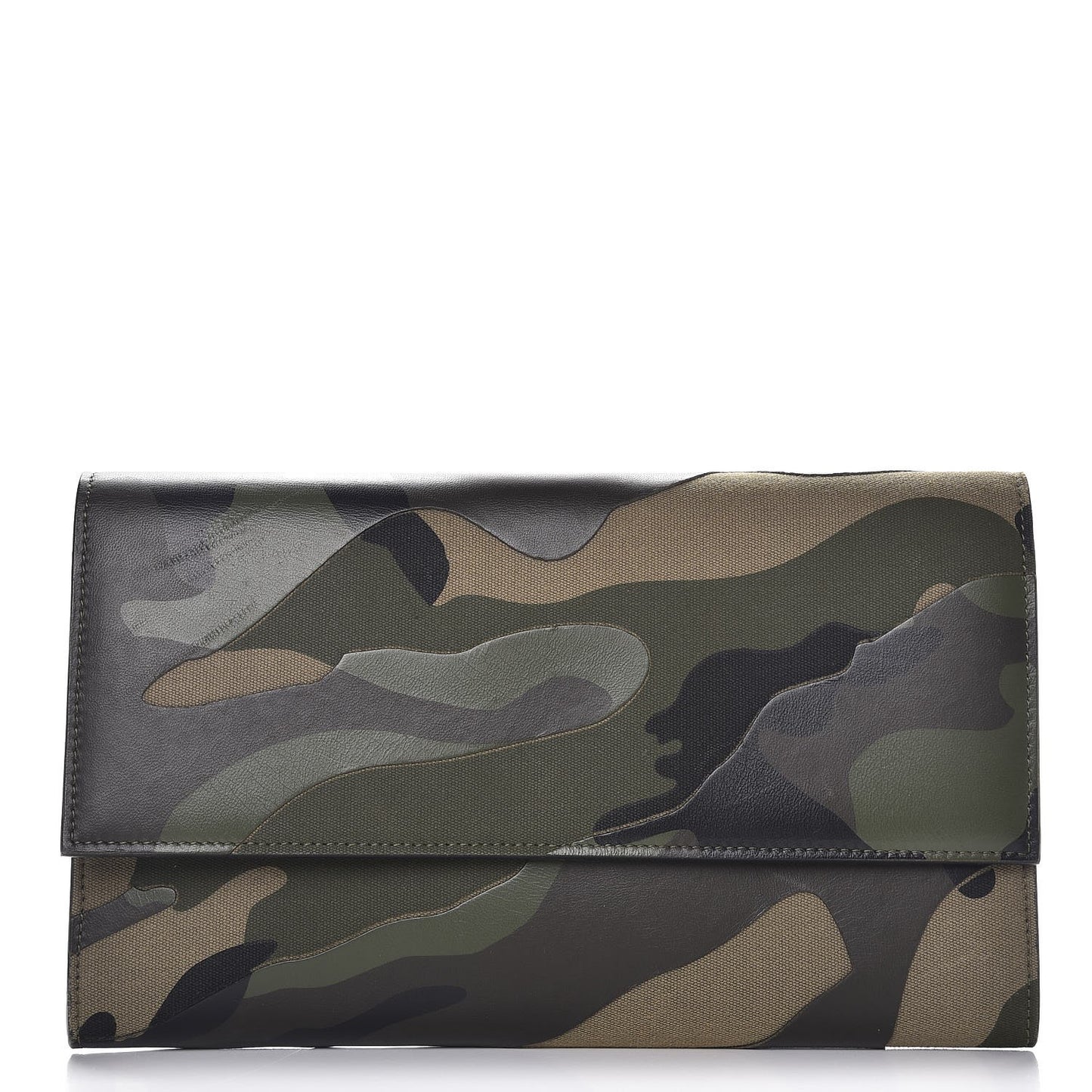 Nappa Canvas Camouflage Travel Wallet Multicolor